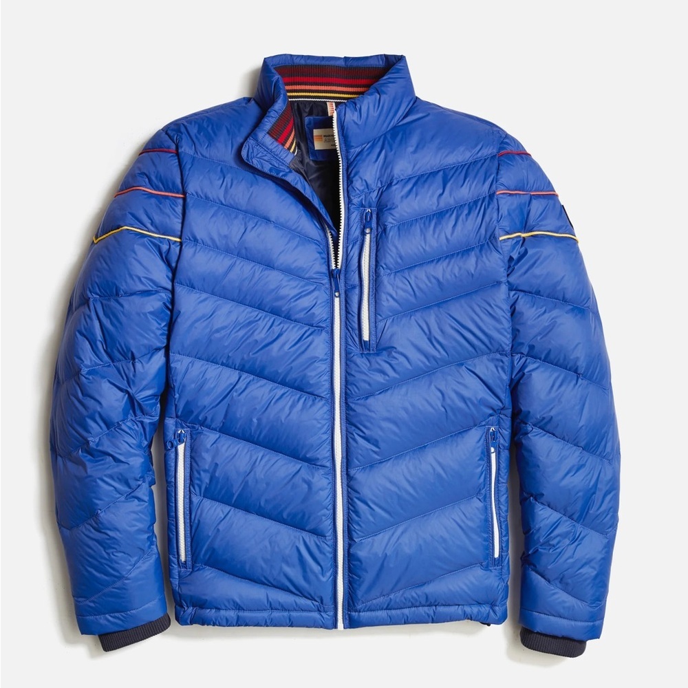 MARINE LAYER - Archive Santiago Puffer Jacket, Men’s 2XL, Sky Blue